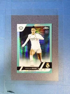 JY36) 2023 Topps Chrome KATHELLEN SOUSA RC #53 Teal Xfractor Real Madrid CF - Picture 1 of 2