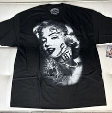 Marilyn Monroe 187 INK Black Tee - Sizes S, L, 2XL - Hollywood Icon Series