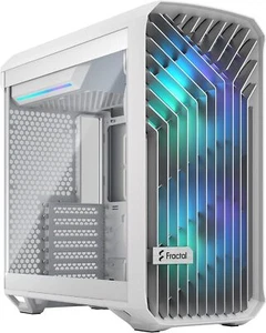 Fractal Design Compact RGB White TG Clear, Tower-Gehäuse weiß, Tempered Glass - Bild 1 von 3