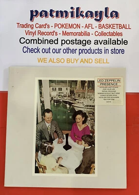 Led Zeppelin Presence Vinyl Record 12” 33 RPM SS-8416 Swan Song Records 1976 - Image 1 of 4