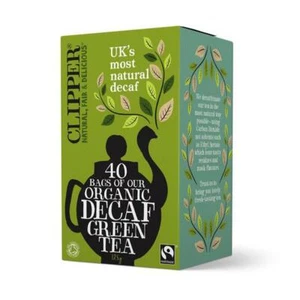 Clipper orgánico té verde descafeinado comercio justo 40 bolsas - Imagen 1 de 1