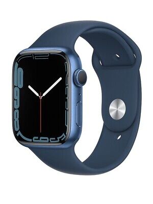 Reloj De Apple Serie 7 45mm Estuche De Aluminio Deporte Azul De Medianoche Banda Inmaculada • 409.28€