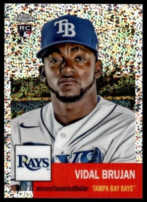 2022 TOPPS CHROME PLATINUM SPECKLE REFRACTOR Vidal Brujan Rookie /150 Tampa Bay - Image 1 of 2