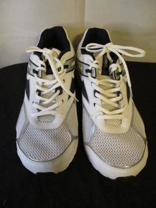 Reebok weiß/marine Herren Größe 12W Schnürschuhe Laufschuhe - Bild 1 von 6