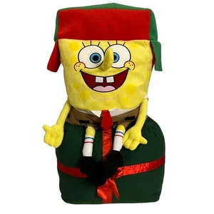 Gemmy 2011 Nickelodeon Spongebob Squarepants Christmas Holiday Door Greeter - Picture 1 of 7