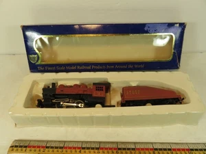 IHC 0-4-0 Switcher #18 AT&SF Model 8002 Locomotive Tender HO Scale TESTED - Picture 1 of 17