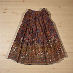 Maxi Falda De Colección JH Coleccionables Caballo Ecuestre Inglés Para Mujer Talla 10 Faisán - Imagen 1 de 12