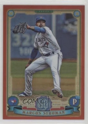 2019 Topps Gypsy Queen Chrome Red /5 Marcus Stroman #76 - Image 1 of 2