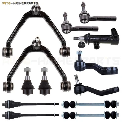 13 Pcs For 2003-2006 Cadillac Escalade ESV Front Control Arms Tie Rods Sway Bars - Image 1 of 4