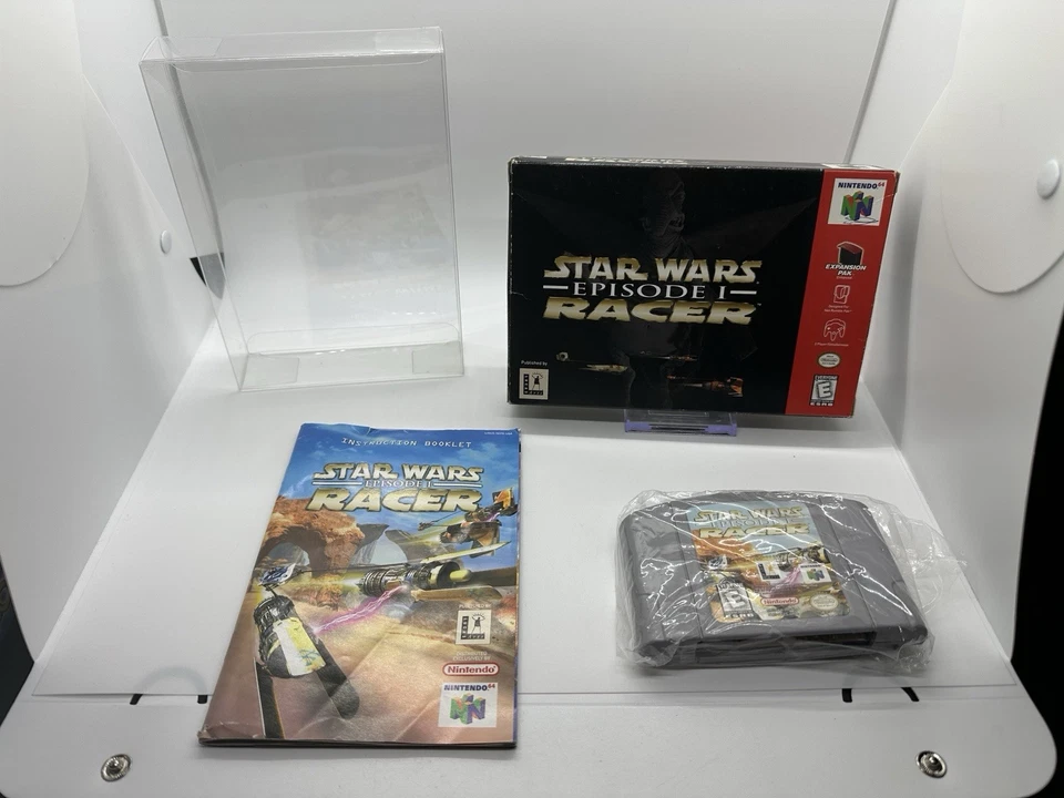 Star Wars Episode 1 One Racer Nintendo 64 N64 Complete In Box CIB - Image 1 of 4