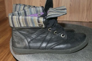 Blowfish Malibu Women's Size 6.5 Brown folddown High Top Athletic Sneaker Shoes - Picture 1 of 11