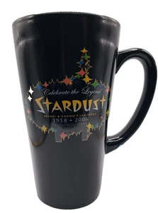Celebrate The Legend Stardust 1958-2006 Resort Casino Latte Coffee Mug Cup 6" - Picture 1 of 6