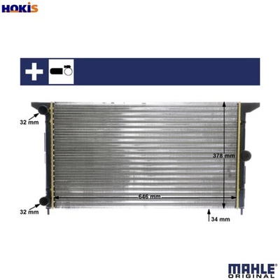 RADIATOR ENGINE COOLING CR 607 000S FOR VW SEAT FORD ADY/ATM 2.0L AVG/AFN 1.9L - Image 1 of 4