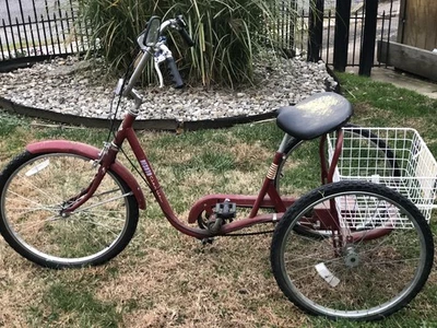 Triciclo Trailmate Desoto 3 velocidades 24 pulgadas pintura original años 60  Foto 1 de 4