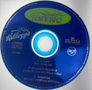 NSYNC - Kellogg's Promo CD 1999 Pop BMG RCA Special Products - Imagen 1 de 2