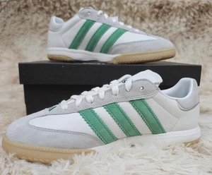 Adidas Men's Adidas Samba Millennium White, Green & Gum Sneakers *NEW* Size UK8 - Picture 1 of 8