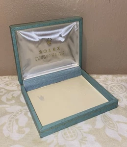 Vintage Original 1950s Rolex Aqua Watch Box Officially Certified Chronometer - Picture 1 of 14