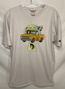 Vintage 90s Champion T-Shirt Alien Graphic Print Herren Large Kevin’s Probe N Go - Bild 1 von 12