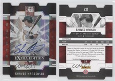 2009 Donruss Elite Extra Edition Status Signatures /50 Shaver Hansen #20 Auto