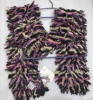 Bufanda larga Carlisle de 80" para mujer nueva con etiquetas/talla única de 6' de ancho, mezcla de lana Foto 1 de 4