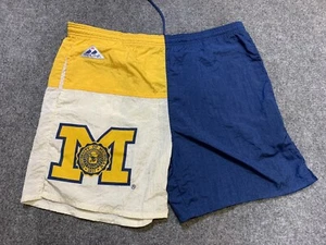 Vintage 90’s Apex One Ultra Rare Michigan Wolverines Shorts Size Large - Picture 1 of 5