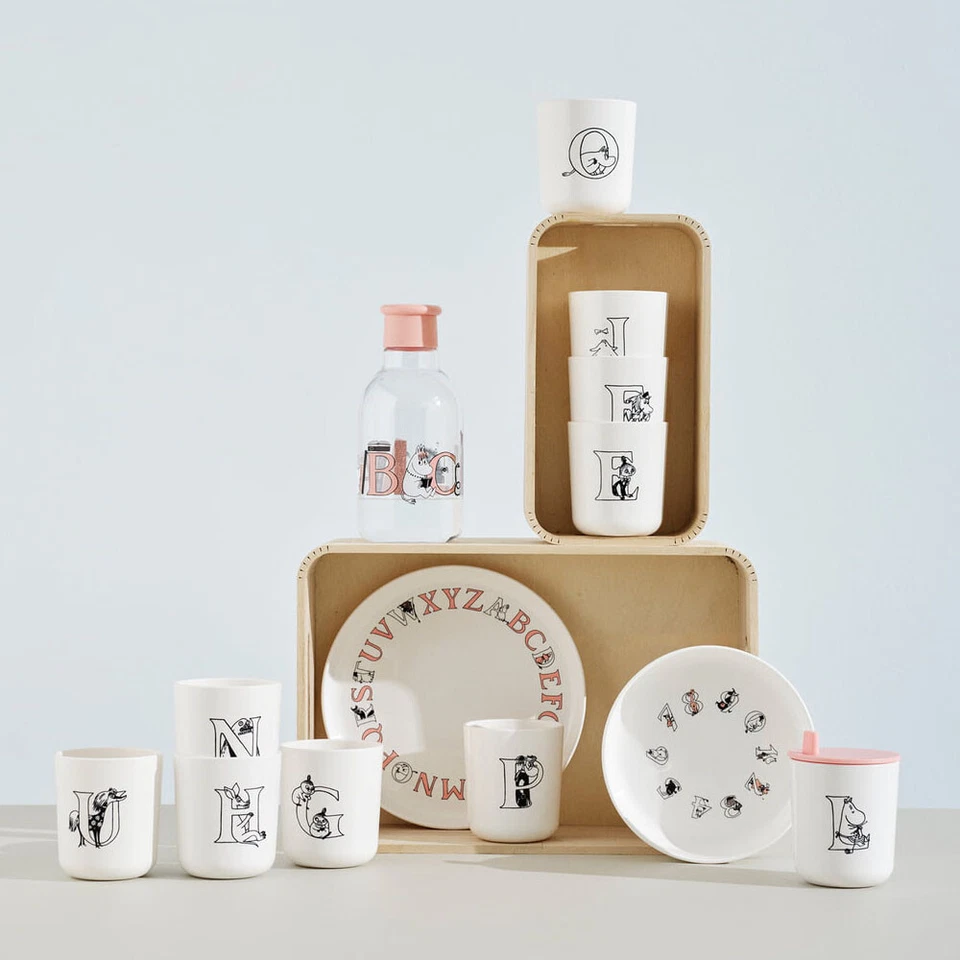 Rig-Tig Moomin ABC - Kinder-Geschirr - Mumin - Becher - Teller - Trinkflasche - Bild 1 von 1