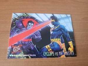 1995 Fleer Ultra X-Men Trading Card #131 Cyclops vs Mr. Sinister - Picture 1 of 3