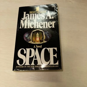 Space James A. Michener 1983 Paperback Book Novel - Picture 1 of 3