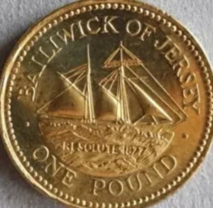 Camiseta deportiva 🙂 Moneda de 1 libra 2006 Bailiwick Isles Resolute 1877 UNC de bolsa - Imagen 1 de 3