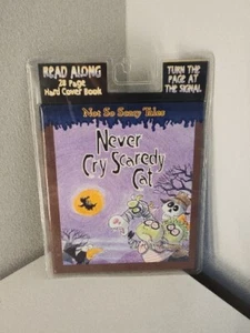 Vintage New Read Along Never Cry Scaredy Cat Book & Cassette Tape 19168 - Picture 1 of 10