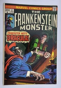 IL MOSTRO DI FRANKENSTEIN #8, Marvel 1974, incontra DRACULA - Foto 1 di 13