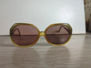 Vintage CHRISTIAN DIOR 2035 50 54mm Yellow / Brown Frames Germany - Picture 1 of 16