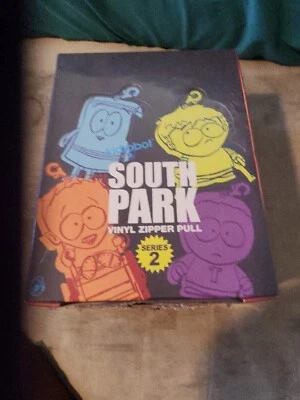 Kidrobot South Park Zipper Pull Series 2 sealed box 24 Vinyl Figure Keychain - Image 1 of 4
