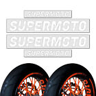 White Inner Rim Stickers Supermoto 17&quot; Tape For TM 300 2007-21 20 19 18 17