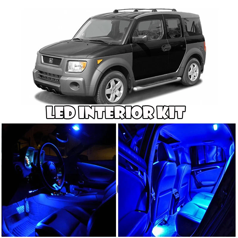 Номерной знак купол багажника карта полный пакет синий светодиодный для 03–11 Honda Element 6 шт. - Изображение 1 из 1
