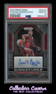 2023 Panini Prizm WNBA Signatures #SGCCD Cynthia Cooper PSA 10 (GEM MINT) - Picture 1 of 2