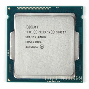 INTEL CELERON G1820T PROCESSOR 2.4GHZ/5GT/s(SR1CP)LGA 1150 Socket H3 CPU - Picture 1 of 1