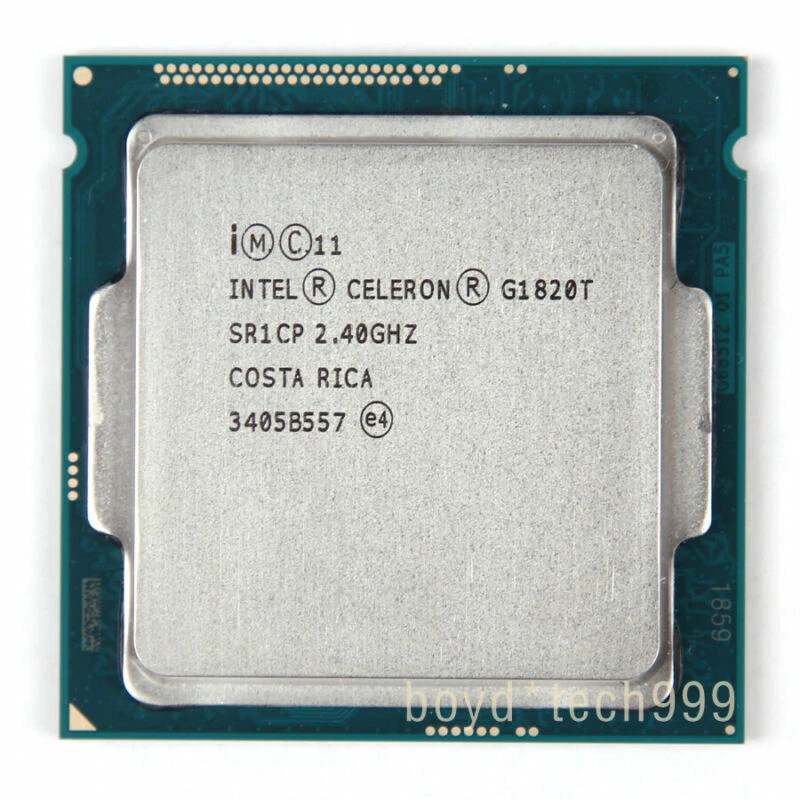 INTEL CELERON G1820T PROCESSOR 2.4GHZ/5GT/s（SR1CP）LGA 1150 Socket H3 CPU - Image 1 of 1