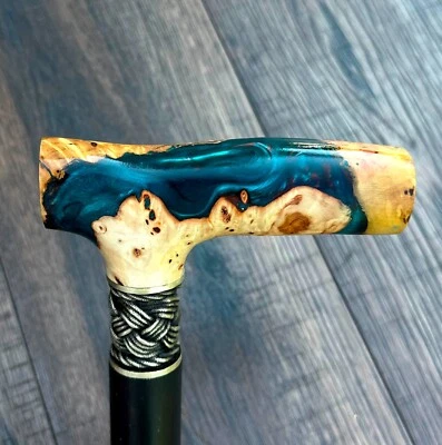 Walking Stick Cane Exclusive accessory hand made one of a kind - Q22 - Image 1 of 4