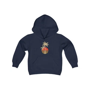 Paradise Palms Youth Kids Heavy Blend Hooded Sweatshirt - Picture 1 of 13
