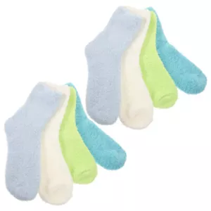 4 Pairs Coral Fleece Socks Winter Fuzzy Fluffy for Women Women's - Picture 1 of 12