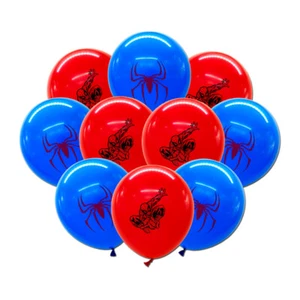 10pcs/lot for Kids Spider-Man Theme Birthday Party Balloon Set, 12 inch Latex - Picture 1 of 1