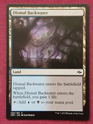 Magic The Gathering FATE REFORGED DISMAL BACKWATER land card MTG - Image 1 of 2