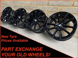 BMW 17" Serie 3 G20 G21 Serie 4 G22 G23 Serie 2 G42 Genuino 618 Ruedas Negras - Imagen 1 de 3