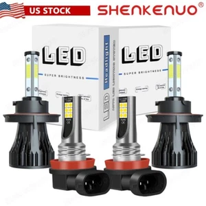 For 2015-2018 Jeep Renegade LED Headlight 6500K Hi/Lo Fog Lights IP67 Plug&Play - Picture 1 of 13