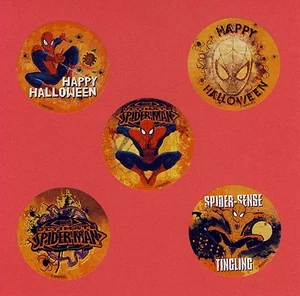 10 Spider-Man Halloween - große Aufkleber - Party Gastgeschenke - Belohnungen - Bild 1 von 1