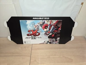 Póster publicitario de exhibición de videojuegos Ys IX: Monstrum Nox 19"x9" - Imagen 1 de 6