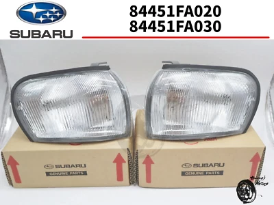 SUBARU Genuine Impreza WRX GC8 84451FA020 84451FA030 Corner Turn Signal Lamp Set - Image 1 of 4