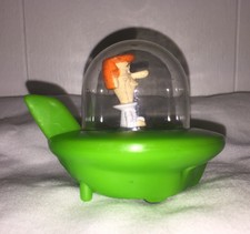 The Jetsons Spaceship George Figure 1999 Hardees Promotional Toy Pullback Car