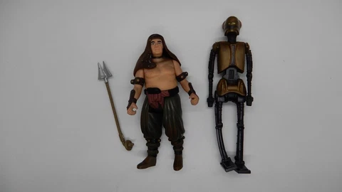Star Wars EV-9D9 and Rancor Keeper POTF 2 Action Figures 1997 Cover